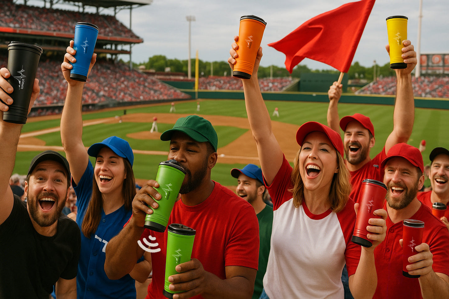 LEHØYT™ Cheering Cup - Hot Red