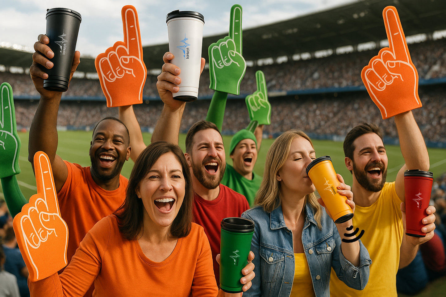 LEHØYT™ Cheering Cup - Hot Red