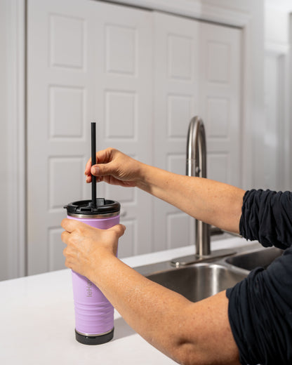 leHoyt HornPro X2 | 3-in-1 Cheering Cup with Built-In Horn & Cowbell | Insulated Stainless Steel Tumbler | BPA-Free | Fan Gift
