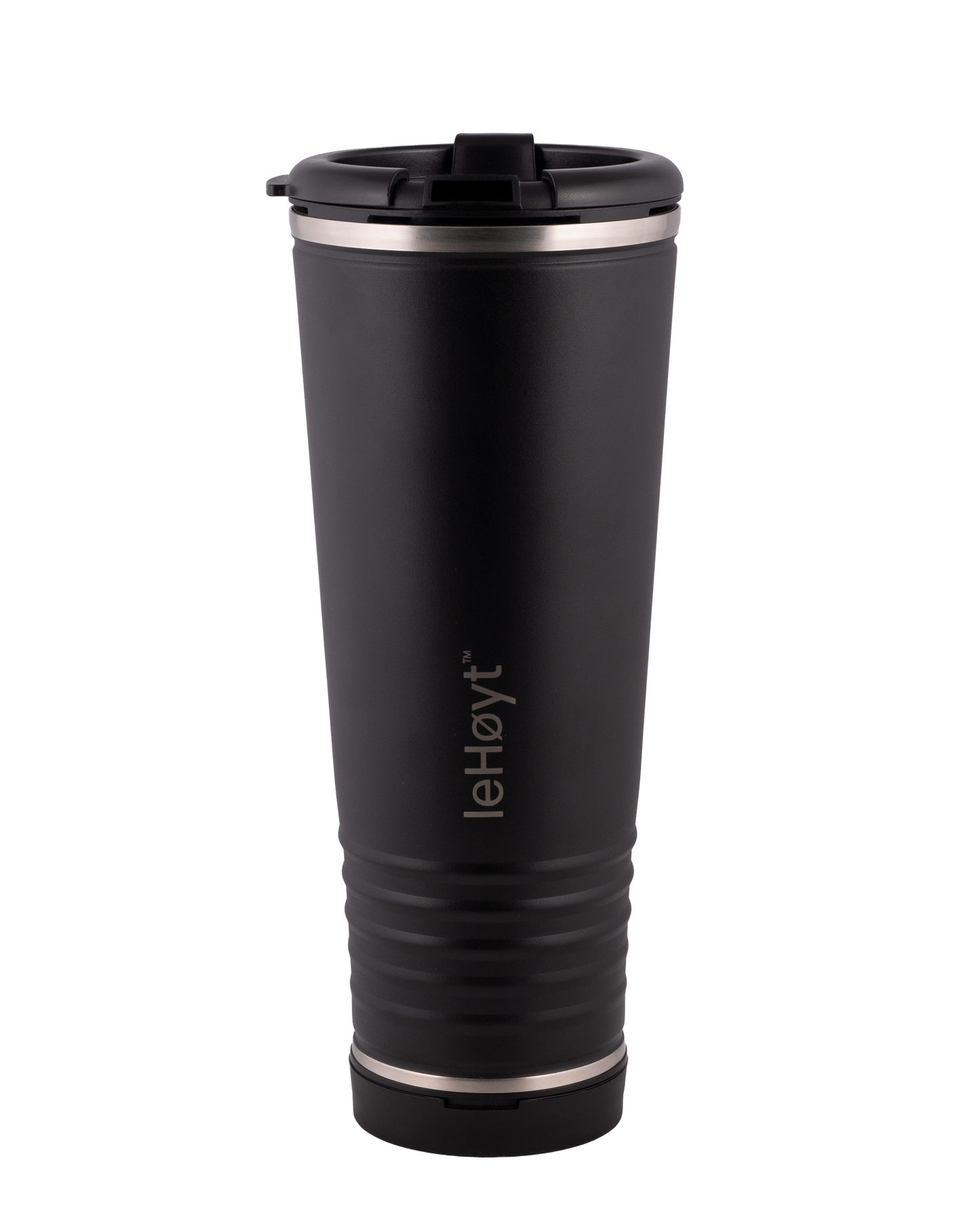 leHoyt HornPro X2 | 3-in-1 Cheering Cup with Built-In Horn & Cowbell | Insulated Stainless Steel Tumbler | BPA-Free | Fan Gift