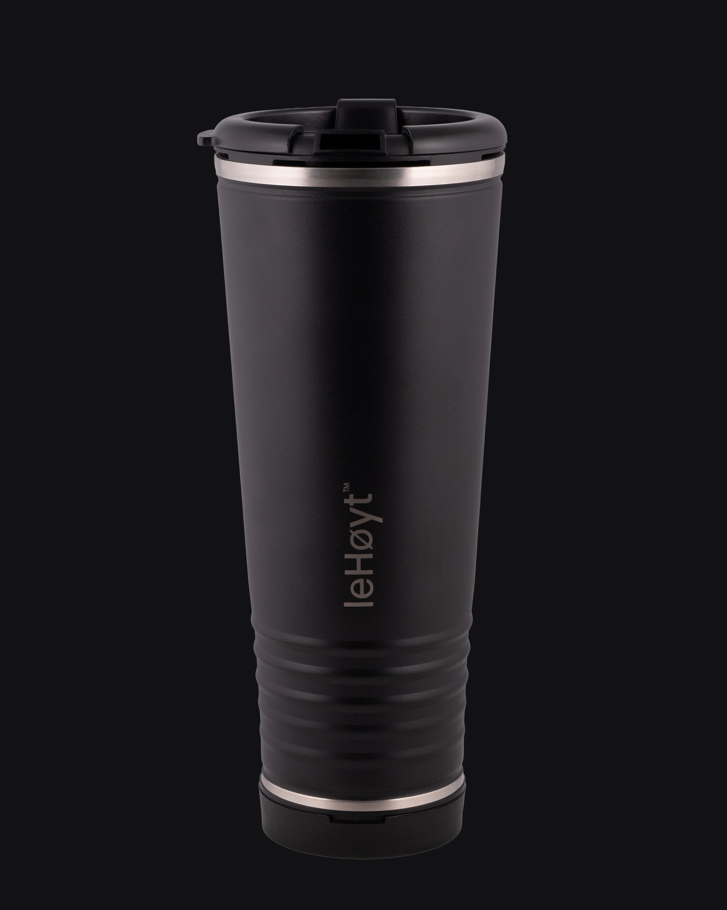 leHoyt HornPro X2 | 3-in-1 Cheering Cup with Built-In Horn & Cowbell | Insulated Stainless Steel Tumbler | BPA-Free | Fan Gift