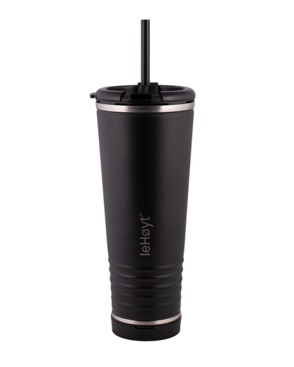 leHoyt HornPro X2 | 3-in-1 Cheering Cup with Built-In Horn & Cowbell | Insulated Stainless Steel Tumbler | BPA-Free | Fan Gift