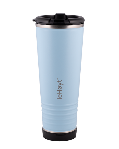 leHoyt HornPro X2 | 3-in-1 Cheering Cup with Built-In Horn & Cowbell | Insulated Stainless Steel Tumbler | BPA-Free | Fan Gift