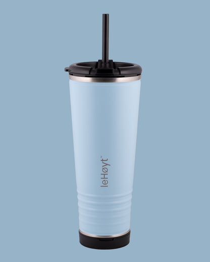 leHoyt HornPro X2 | 3-in-1 Cheering Cup with Built-In Horn & Cowbell | Insulated Stainless Steel Tumbler | BPA-Free | Fan Gift