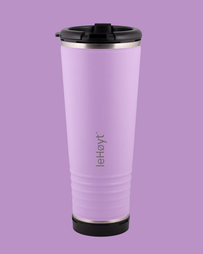 leHoyt HornPro X2 | 3-in-1 Cheering Cup with Built-In Horn & Cowbell | Insulated Stainless Steel Tumbler | BPA-Free | Fan Gift