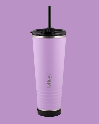 leHoyt HornPro X2 | 3-in-1 Cheering Cup with Built-In Horn & Cowbell | Insulated Stainless Steel Tumbler | BPA-Free | Fan Gift