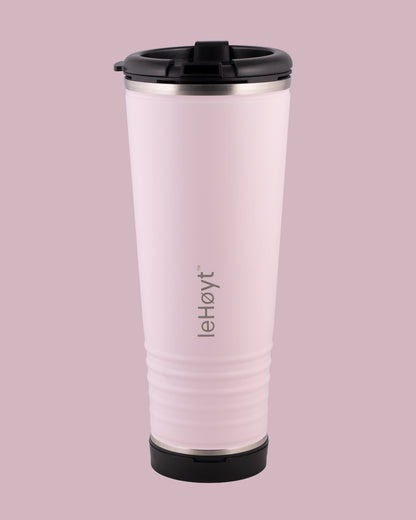 leHoyt HornPro X2 | 3-in-1 Cheering Cup with Built-In Horn & Cowbell | Insulated Stainless Steel Tumbler | BPA-Free | Fan Gift