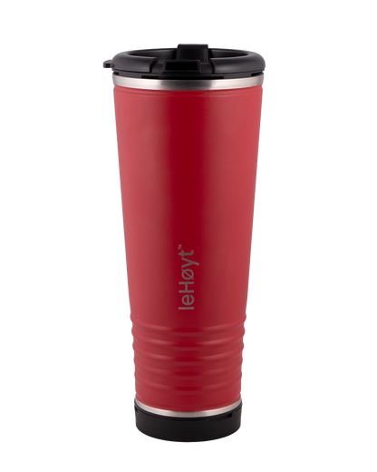 leHoyt HornPro X2 | 3-in-1 Cheering Cup with Built-In Horn & Cowbell | Insulated Stainless Steel Tumbler | BPA-Free | Fan Gift
