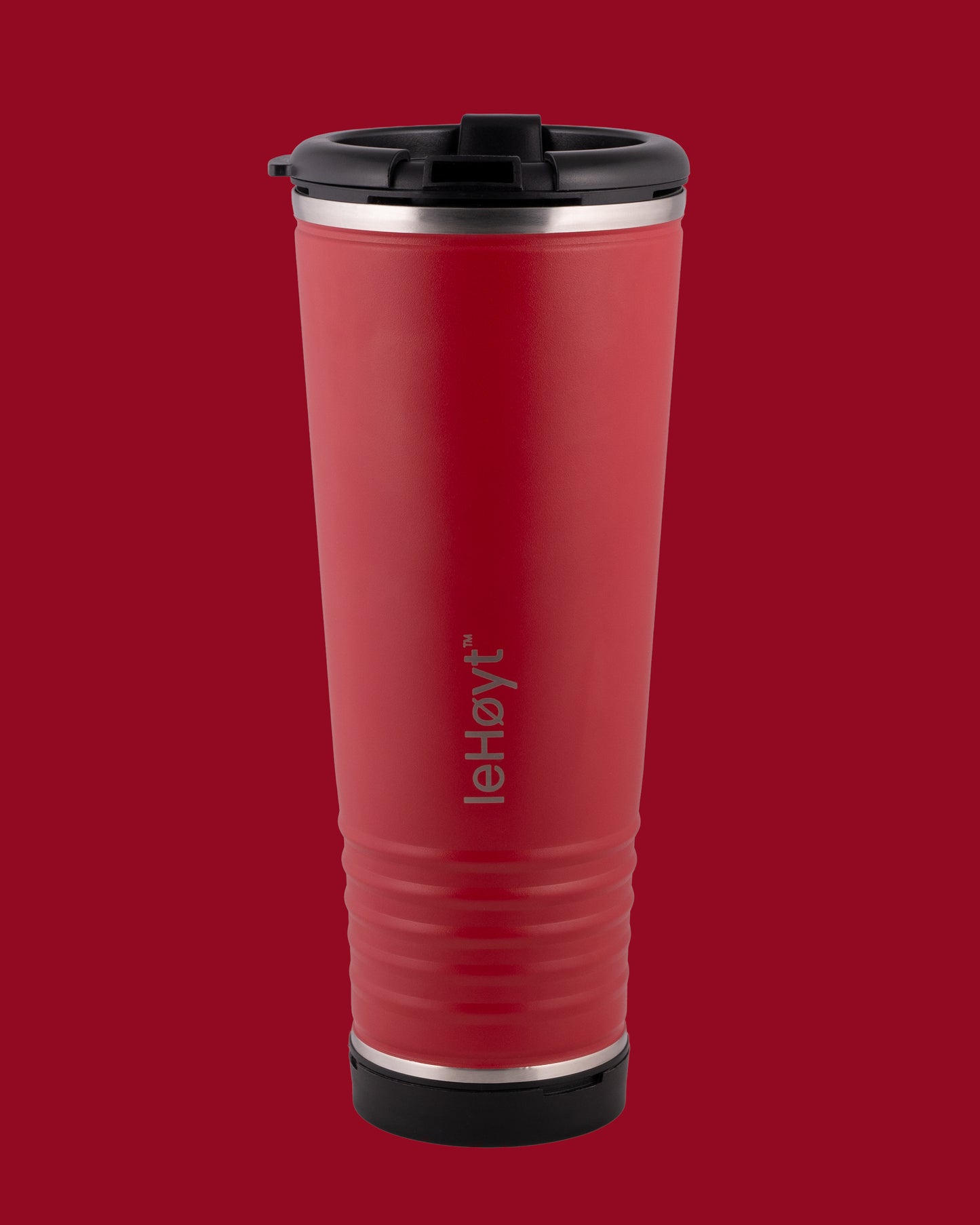 leHoyt HornPro X2 | 3-in-1 Cheering Cup with Built-In Horn & Cowbell | Insulated Stainless Steel Tumbler | BPA-Free | Fan Gift